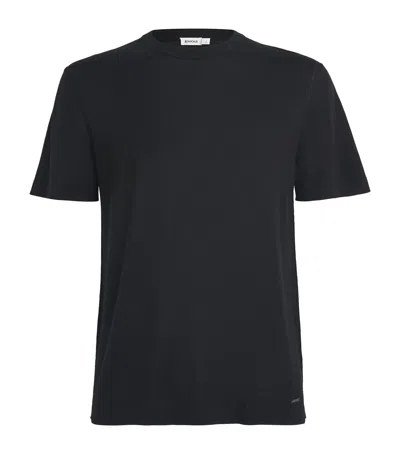 Simkhai Silk-cashmere-blend Knitted Nathan T-shirt In Black