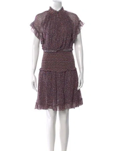 Pre-owned Simkhai Silk Knee-length Dress In Pink