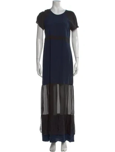 Pre-owned Simkhai Silk Long Dress In Multi
