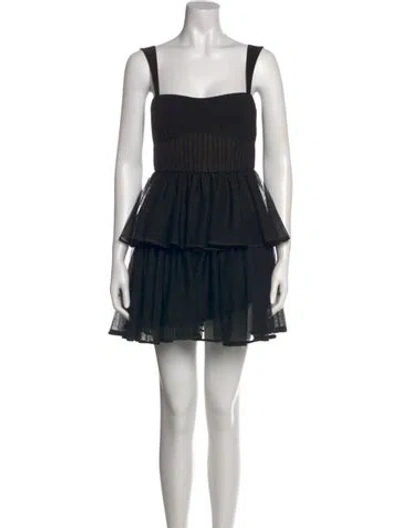 Pre-owned Simkhai Silk Mini Dress W/ Tags In Black
