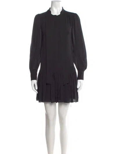 Pre-owned Simkhai Silk Mini Dress W/ Tags In Black