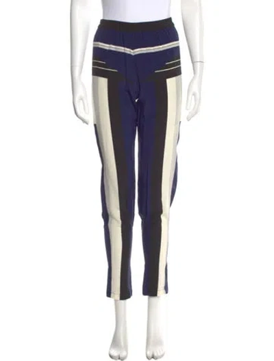 Pre-owned Simkhai Silk Skinny Leg Pants In Green