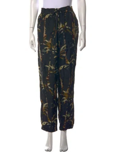 Pre-owned Simkhai Silk Wide Leg Pants In Multi