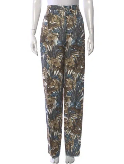 Pre-owned Simkhai Silk Wide Leg Pants W/ Tags In Blue