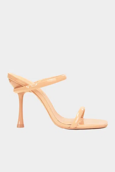Simkhai Siren Bombe Patent Leather Strap Sandal In Blush