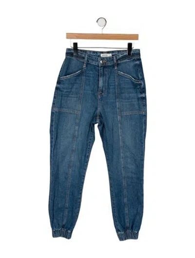 Pre-owned Simkhai Skinny Leg Pants In Blue