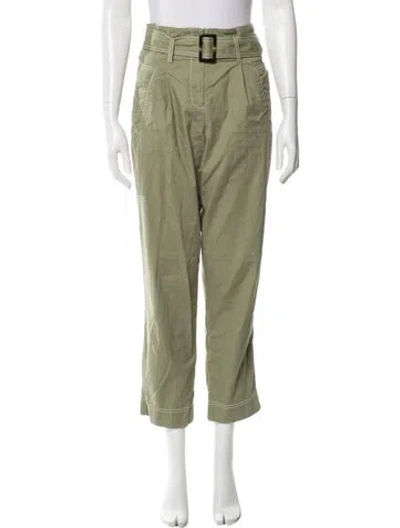 Pre-owned Simkhai Skinny Leg Pants In Green
