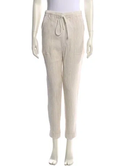 Pre-owned Simkhai Skinny Leg Pants In Neutral