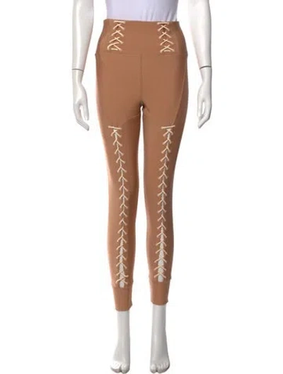 Pre-owned Simkhai Skinny Leg Pants In Neutrals