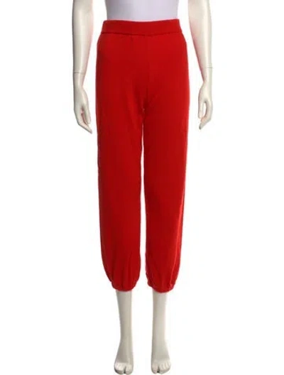 Pre-owned Simkhai Skinny Leg Pants In Red