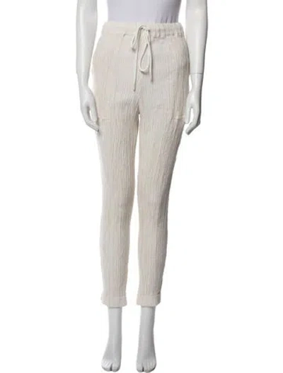 Pre-owned Simkhai Skinny Leg Pants In White