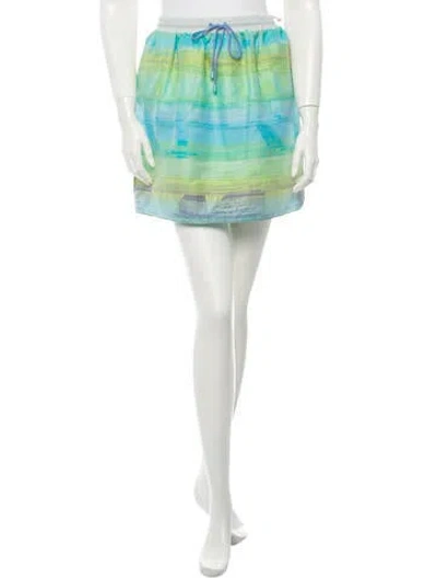 Pre-owned Simkhai Skirt In Blue