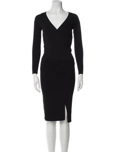 Pre-owned Simkhai Skirt Set In Black