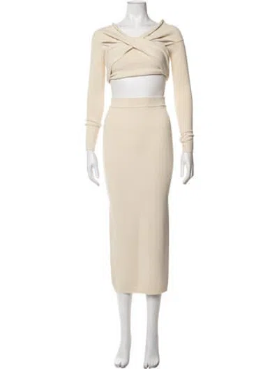 Pre-owned Simkhai Skirt Set In Neutrals