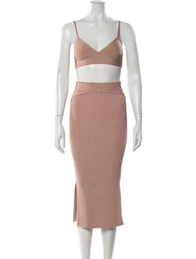 Pre-owned Simkhai Skirt Set W/ Tags In Pink