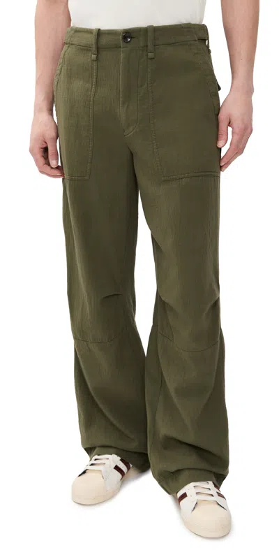 Simkhai Slater Field Pants Olive In Green