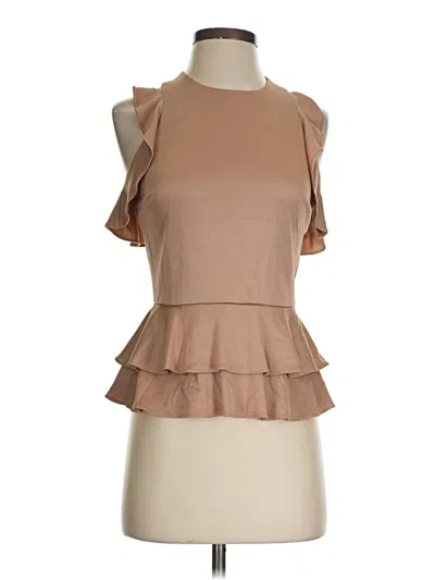 Simkhai Sleeveless Blouse In Brown