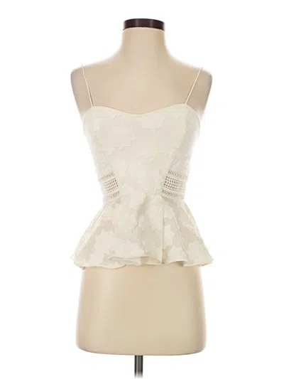 Pre-owned Simkhai Sleeveless Blouse In Ivory