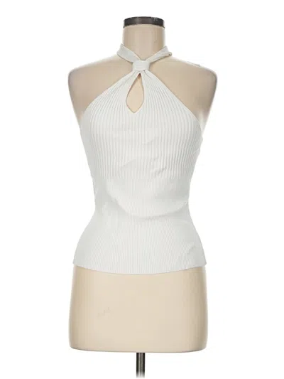 Pre-owned Simkhai Sleeveless Blouse In White