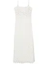 Simkhai Sleeveless Lace Midi Dress In Weiss