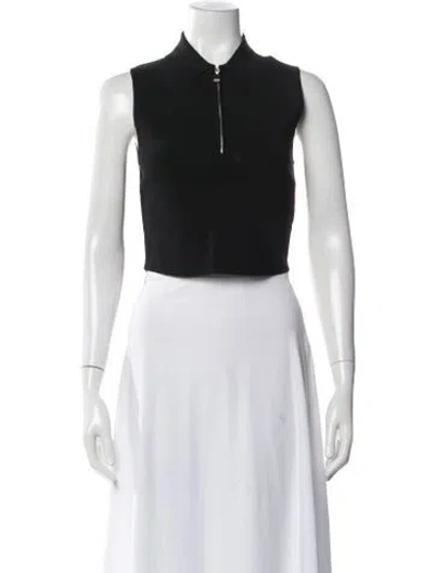 Pre-owned Simkhai Sleeveless Polo In Black