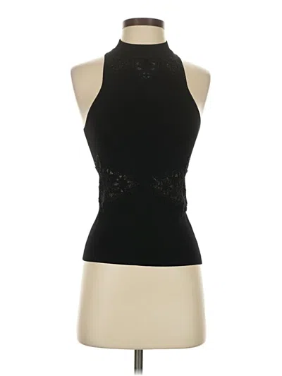 Pre-owned Simkhai Sleeveless Top Black Halter Neckline Tops