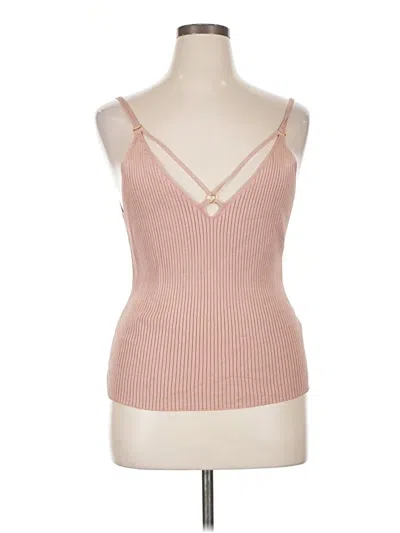 Pre-owned Simkhai Sleeveless Top Pink Sweetheart Neckline Tops