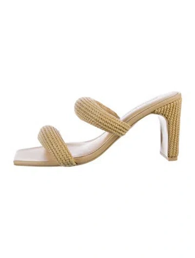 Pre-owned Simkhai Slides In Neutral