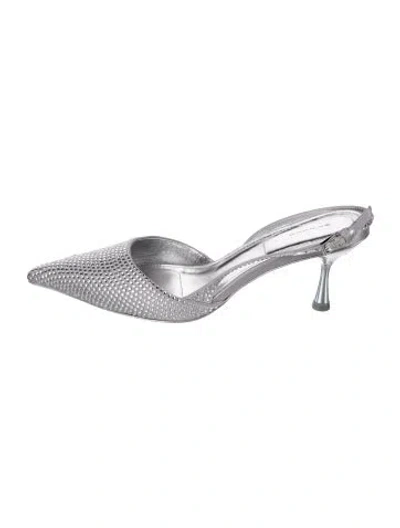Pre-owned Simkhai Slingback Pumps In Gray