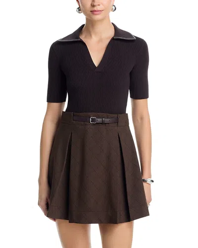Simkhai Solvane Mini Dress In Brown