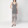 Simkhai Sonia Woven Fringe Tank Dress