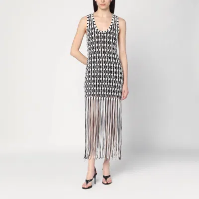 SIMKHAI SIMKHAI SONIA KNITTED DRESS WITH FRINGES
