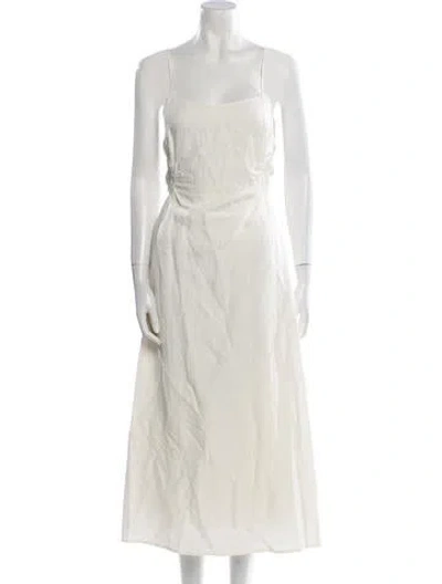 Pre-owned Simkhai Square Neckline Long Dress W/ Tags In Neutral