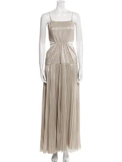 Pre-owned Simkhai Square Neckline Long Dress In White