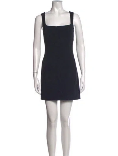 Pre-owned Simkhai Square Neckline Mini Dress W/ Tags In Blue