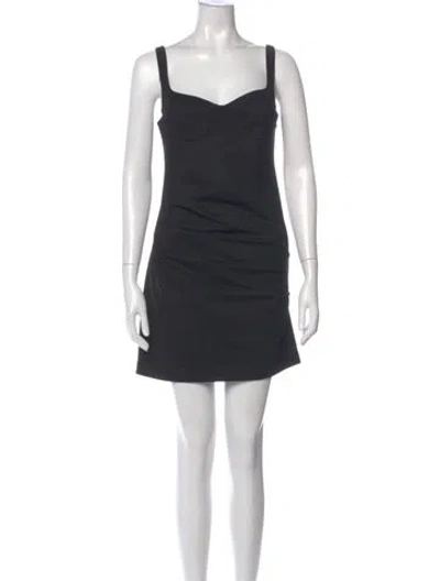 Pre-owned Simkhai Square Neckline Mini Dress W/ Tags In Gray