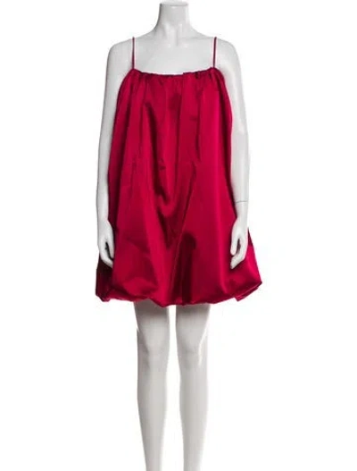 Pre-owned Simkhai Square Neckline Mini Dress W/ Tags In Pink