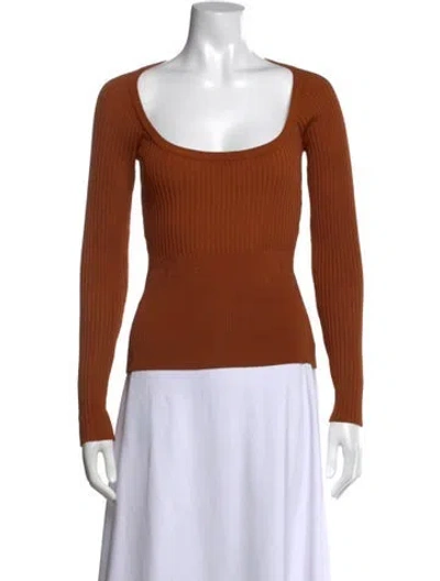 Pre-owned Simkhai Square Neckline Sweater In Multi