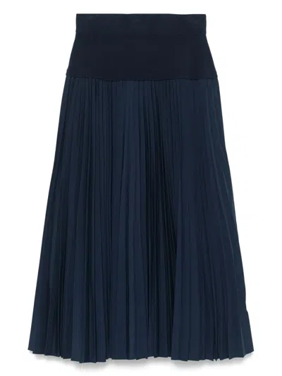 Simkhai Stella Midi Skirt In Blue
