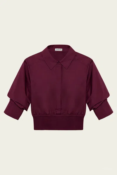 Simkhai Stiles Cotton Shirt In Fig