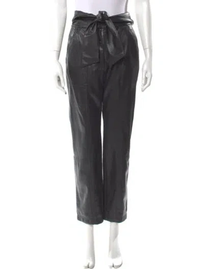 Pre-owned Simkhai Straight Leg Pants In Black