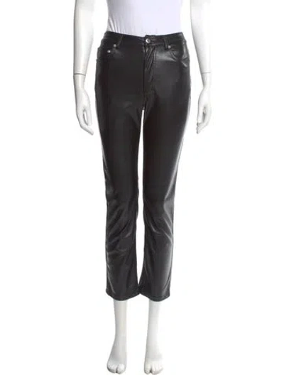 Pre-owned Simkhai Straight Leg Pants In Black
