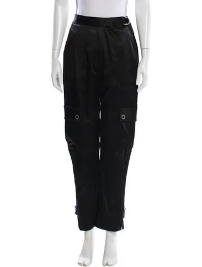 Pre-owned Simkhai Straight Leg Pants In Black