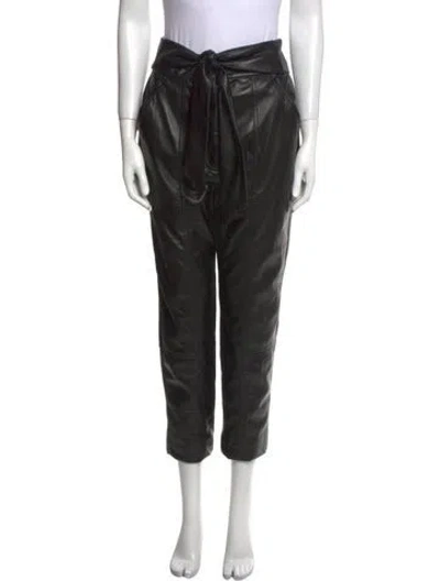 Pre-owned Simkhai Straight Leg Pants In Black