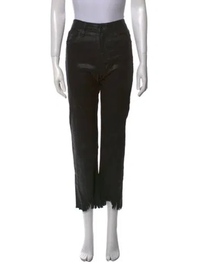 Pre-owned Simkhai Straight Leg Pants In Black