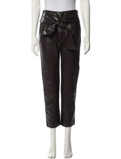 Pre-owned Simkhai Straight Leg Pants In Black