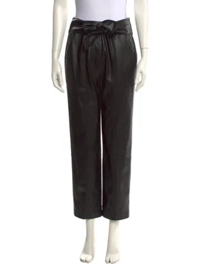 Pre-owned Simkhai Straight Leg Pants In Black