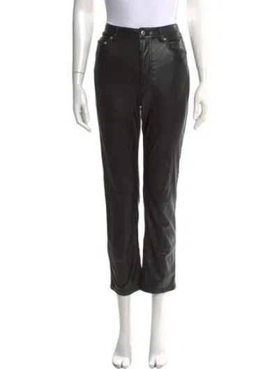 Pre-owned Simkhai Straight Leg Pants In Black