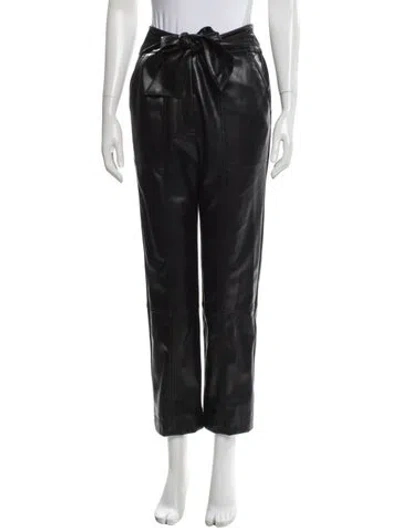 Pre-owned Simkhai Straight Leg Pants In Black