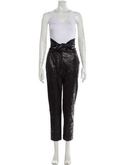 Pre-owned Simkhai Straight Leg Pants In Black